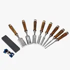 Carving Tools 8pcs Wood Chisel Set Chrome Vanadium Chisel Carving Tools For Woodworking