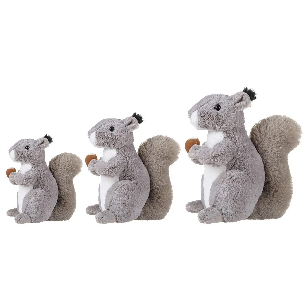 realistic squirrel plush