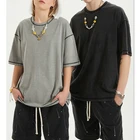 Custom Drop Shoulder Men 6xl Luxury Designer T-shirts Vintage Oversizedoversiz Tshirt Wash