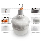Led Led Outdoor Portable Emergency Bulbs 40 Watts 80w 100w 150w Solar Rechargeable Led Bulb