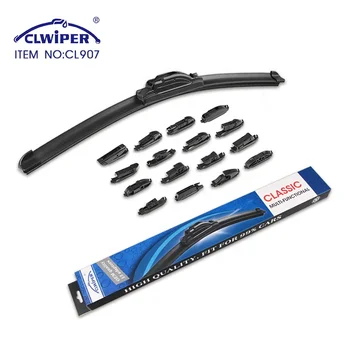 CLWIPER Factory Price Windshield Wipers Multifunctional Soft Car Windshield Wiper Blades with 16 Adapters for  European Cars