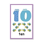 Kids SFT Free Sample Custom Illustrated English Counting 1-100 Math Number Flash Cards For Kids Educational