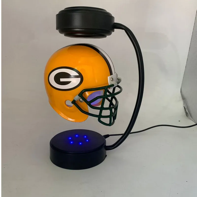 Collectible Levitating Football Helmet with Electromagnetic Stand, Creative Hover  Helmets Magnetic Suspension Decoration,for Spo - AliExpress