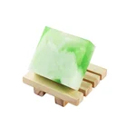 Green Soap Green Oil Skin Acne Dark Spots Removal Aloe Vera Green Handmade Soap