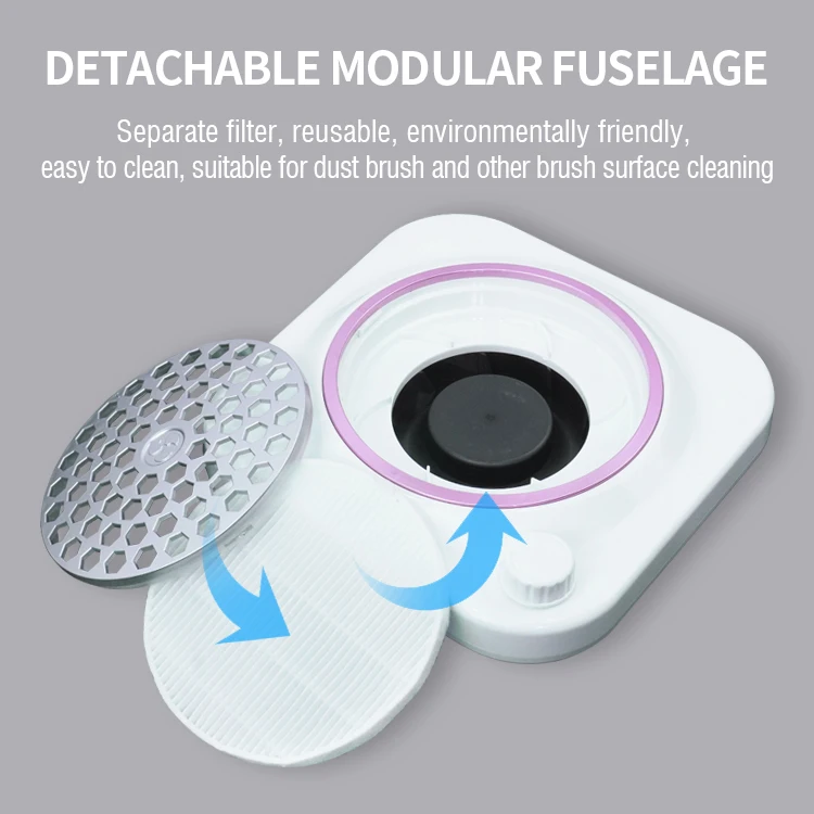 AT-NM-017 Source factory 60w turbine adjustable speed with filter nail dust collector factory