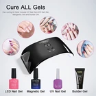 Nail Dryer Hot Sale Black 24W Nail Dryer With Timer N Auto-Sensor UV LED Nail Lamp For Gel Nail Polish J721