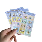 High Quality Custom Vinyl Rainbow Film Glitter Sticker Sheet Kiss Cut Printing Label