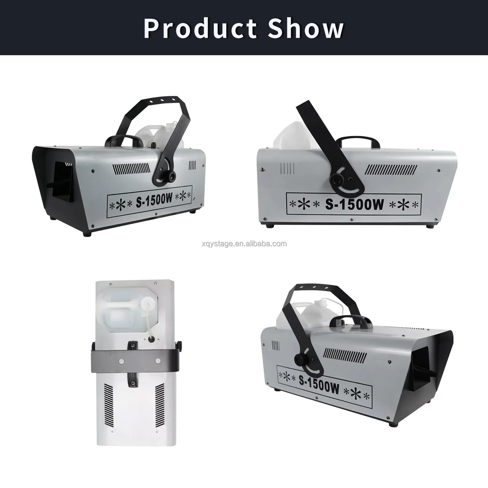 1500W Snow Machine DMX512 Wireless Snow Soap Foam Effect Snowflake Generator Machine Snow Stage effect for Christmas Party Event