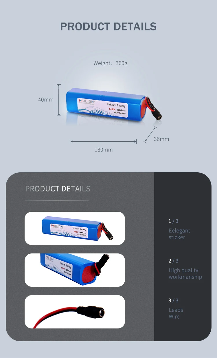 mylion 14.8v battery 18650 5000mah,batterie ion lithium,lithium ion batteries for car