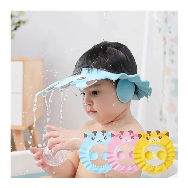 Baby Bath Products Adjustable Shampoo Cap Shower Caps Baby Shower Eye Protection Splash Protection Head Baby Shampoo Cover