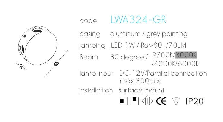 LWA324-GR-CCT