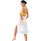 Sexy Gathered Small Chest Moulded Cup Bikini Set Trending Swimsuits Cheap Wholesale Swimsuit
