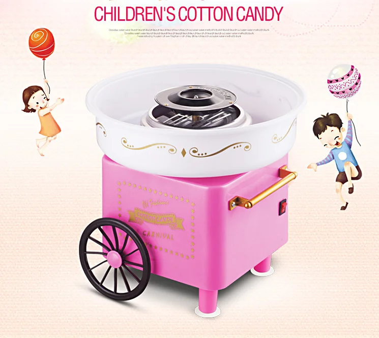 mini classical cotton candy floss machine automatic fancy cotton candy machine cheap cotton candy floss making maker