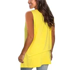 Vest Women Premium Cotton Pocket Design Tops Workout Vest Women