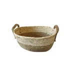 Basket Factory Direct Supply Multifunction Sea Grass Mixed Weaved Basket