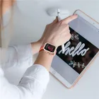 Watch Crystal For Apple Watch Cover Protective Case Luxury PC With Diamond Crystal