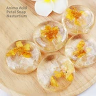 Soap Bar Private Label 80g Dried Flower Inside Savon Transparent Glycerin Clear Soap Bar