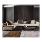 Decoration Sofa Customized Living Room Decoration Leisure Sofa Chair Wooden Leg Leather Chair