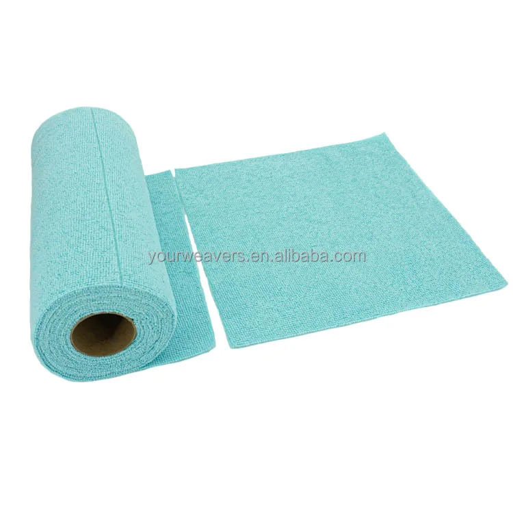 25x25cm Microfiber Towel Roll 200gsm Wholesale Custom Logo Pink Micro