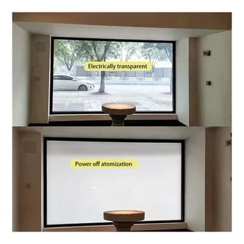 Hotel design intelligent PDLC film to protect privacy technology sense self-adhesive film switchable glass decorative  film