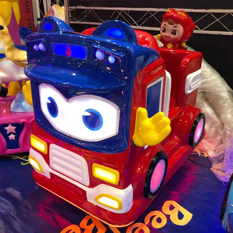 New Design Amusement Park Equipment Interactive School Bus Kiddie Ride for Shopping Mall