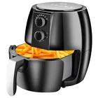 4.5L Nonstick Fry Basket Air Fryer With Timer And Temperature Control
