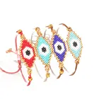 Evil Eye Miyuki Japanese Classic Bracelet Miyuki Seed Beads Hand-woven Turkish Evil Eye Women's Bracelet