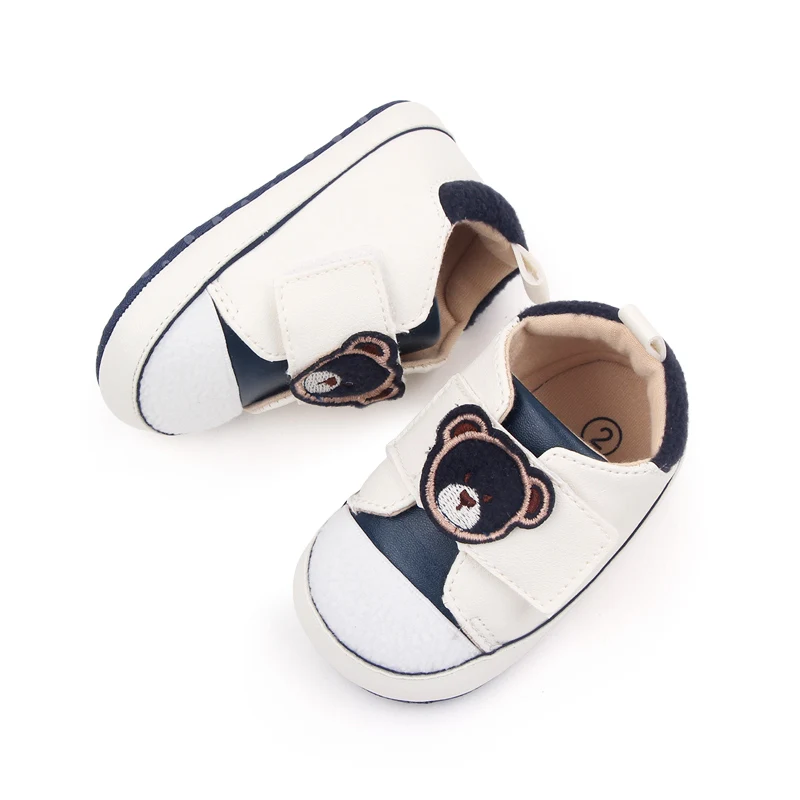 Spring&autumn Color Cartoon Animal Soft Bottom Infant Shoes for Baby Boys and Girls factory