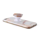 Mobile Phone Beautiful Stone Mobile Phone Holders Unakite Hexagon Stone Phone Grip