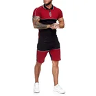 Men Short Sets 2021 Hot Design Summer Clothes Men Tracksuit Mens Suit 2 Shorts Set Running 2 Piece Short Set
