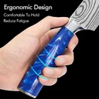 5pcs Knife Set Amazon Hot Seller 5PCS Resin Handle Santoku Knife Set With Black Magnetic Packing