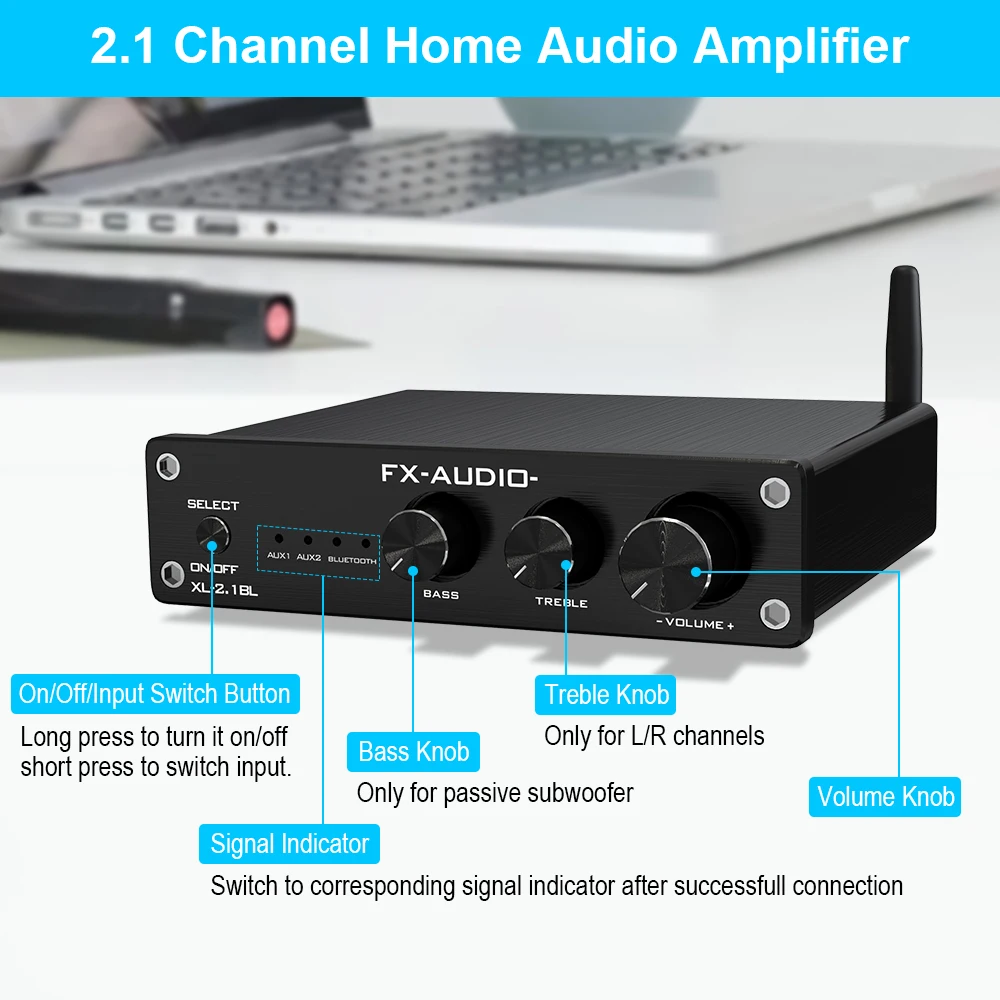 Tpa D Channel Mini Amplifier Class D Home Stereo Subwoofer