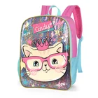 School Bag School Set Custom Popular Cartoon Kids Girls School Trolley Backpack Bags Set