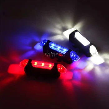 Outdoor IP65 Waterproof Super Bright usb Rechargeable Bike Light Tail Bicycle Light