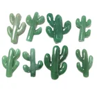 Aventurine Wholesale Natural Quartz Green Aventurine Carved Crystal Cactus For Home Decoration
