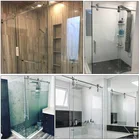 Glass Sliding Door Accessories Manufacturer Frameless Sliding Door Glass Hardware Fittings Shower Screen Glass Accessories For 8-12mm