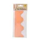 China Sticker Custom High Quality Paper Jam Smooth Soft Wave China Wave Orange Mini Paper Wall Border Sticker