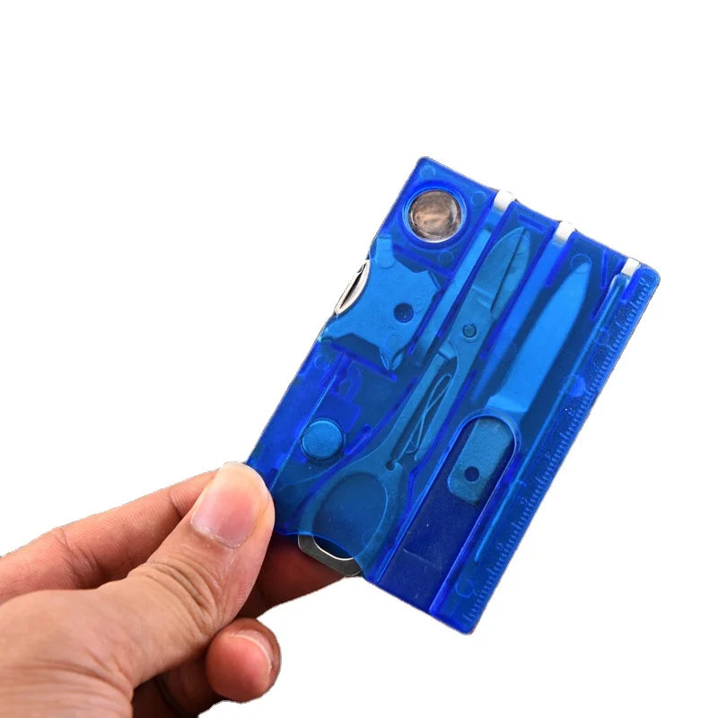 9-in-1 Multi Function Credit Card Shape Tool Set with Logo Printing for Wholesale