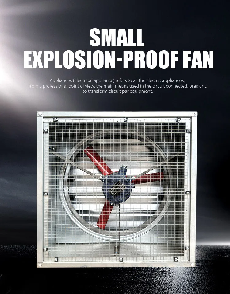 Mx-e600 Explosionproof Axial Blower, 5700m³/h, Explosion-Proof - detail 2