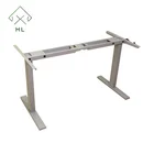 Manual Lift Standing Desk Up Lift Desk 2 Legs Manual Crank Lift Adjustable Sit Stand Desk