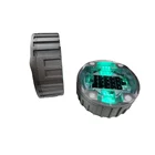Style Stud Korea G105 Style Heavy Duty Aluminum Led Cat Eyes Highway Solar Embedded Steady Green Road Stud 8 Led