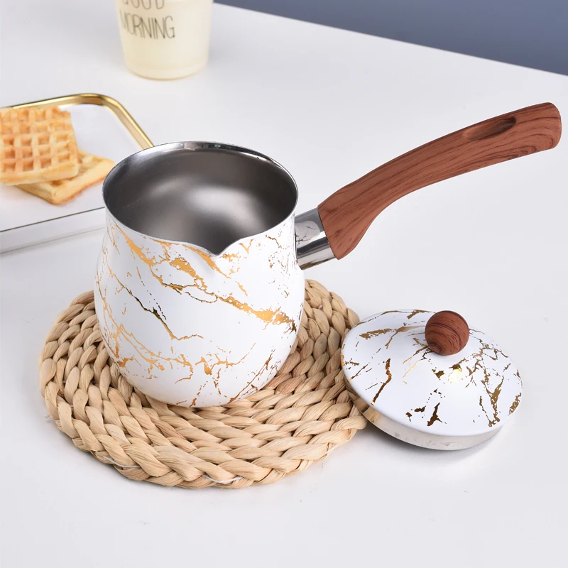 The latest luxury milk jug flower pot with Daily Home Use Product turkish copper coffee pot for chaozhou