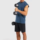 New Wholesale Custom Logo Men Sport Fast Dry Vest Breathable Sleeveless Tops