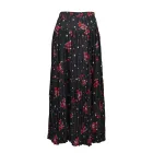 Long Skirt 2020 New Design Women Floral Printed Crinkle Long Skirt With Elastic Waist