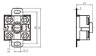Manual Reset Red Button Thermostat KSD207R KSD208R Safety Temperature Switch Electric Boiler Heater Thermostat