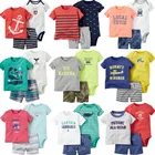 Boys Mudkingdom 2020 Summer Casual Cheap Kids Short Clothing Cute Baby Matching Sets Toddler Boys 3 Piece Set