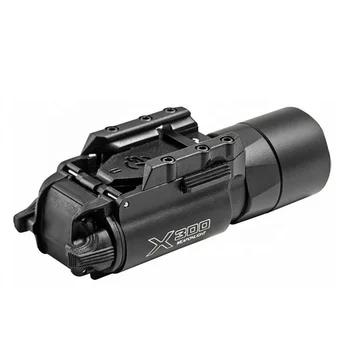 Tactical X300 Ultra Gun Flashlight LED Pistol Weapon Light For GLOCK light Airsoft Hunting 20mm Picatinny Weaver Mount