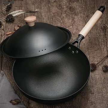 Non Stick Cookware Customized Kitchen Wholesale Luxury Iron Pan Pot Non-stick Frying Pan Stock Pot Cookware 3 Pcs Set