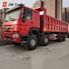 Trucks New Dump Truck Sinotruk New Howo 8x4 LHD 12 Wheeler Capacity 371hp 420hp 40 50 60 Tons Tipper Dump Trucks
