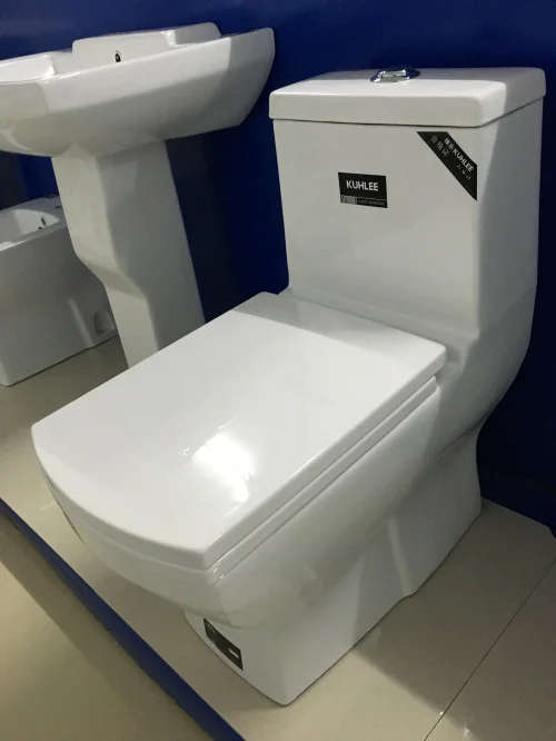 Kuwait Hot Sale Ceramic Toilet Bathroom One Piece Toilets Sets Basin Bidet Sanitary Ware Suite